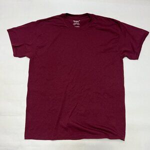 Gildan DryBlend Short Sleeve Blank Tee Maroon Large